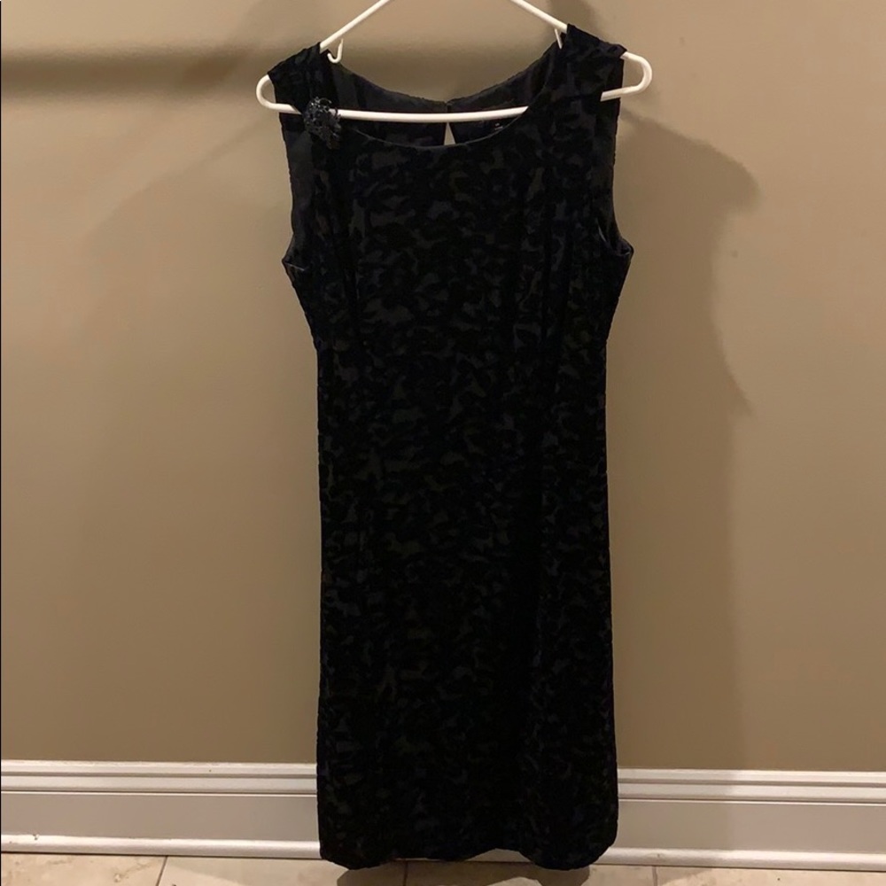 Semi formal Tahari Dress with Broach
